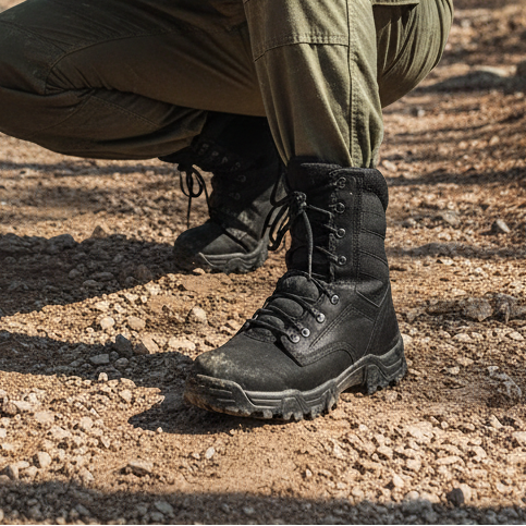 Botas Pro Black 8" BP401BK