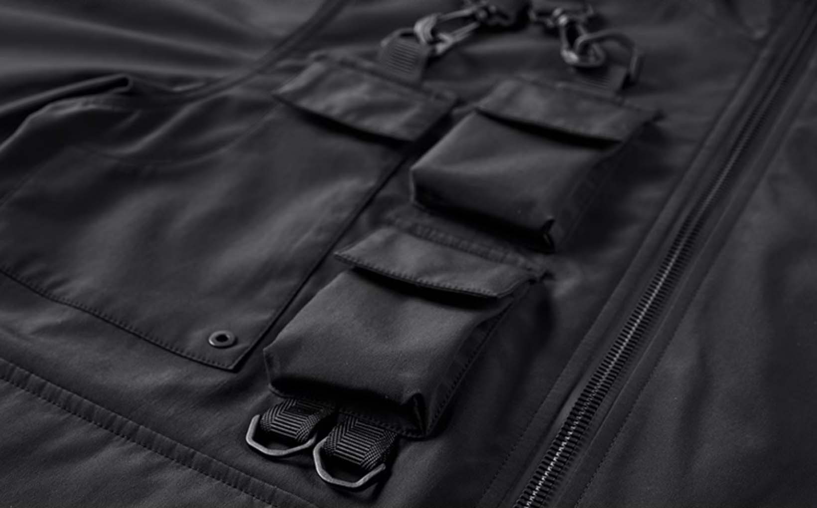 IBJ333 Tactical Matte Black Jacket Niepce