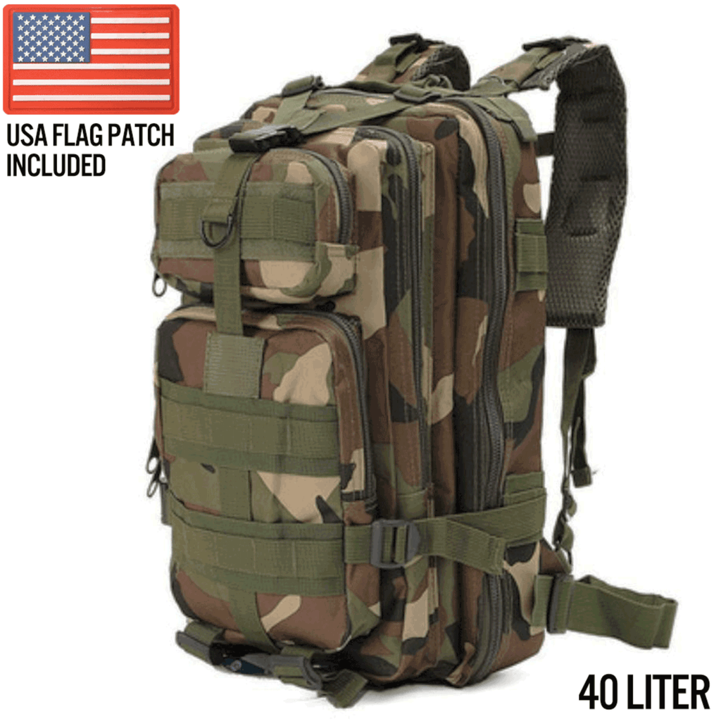 XGear Tactical Large 40L Tactical Backpack Survival Bag Jupiter Gear