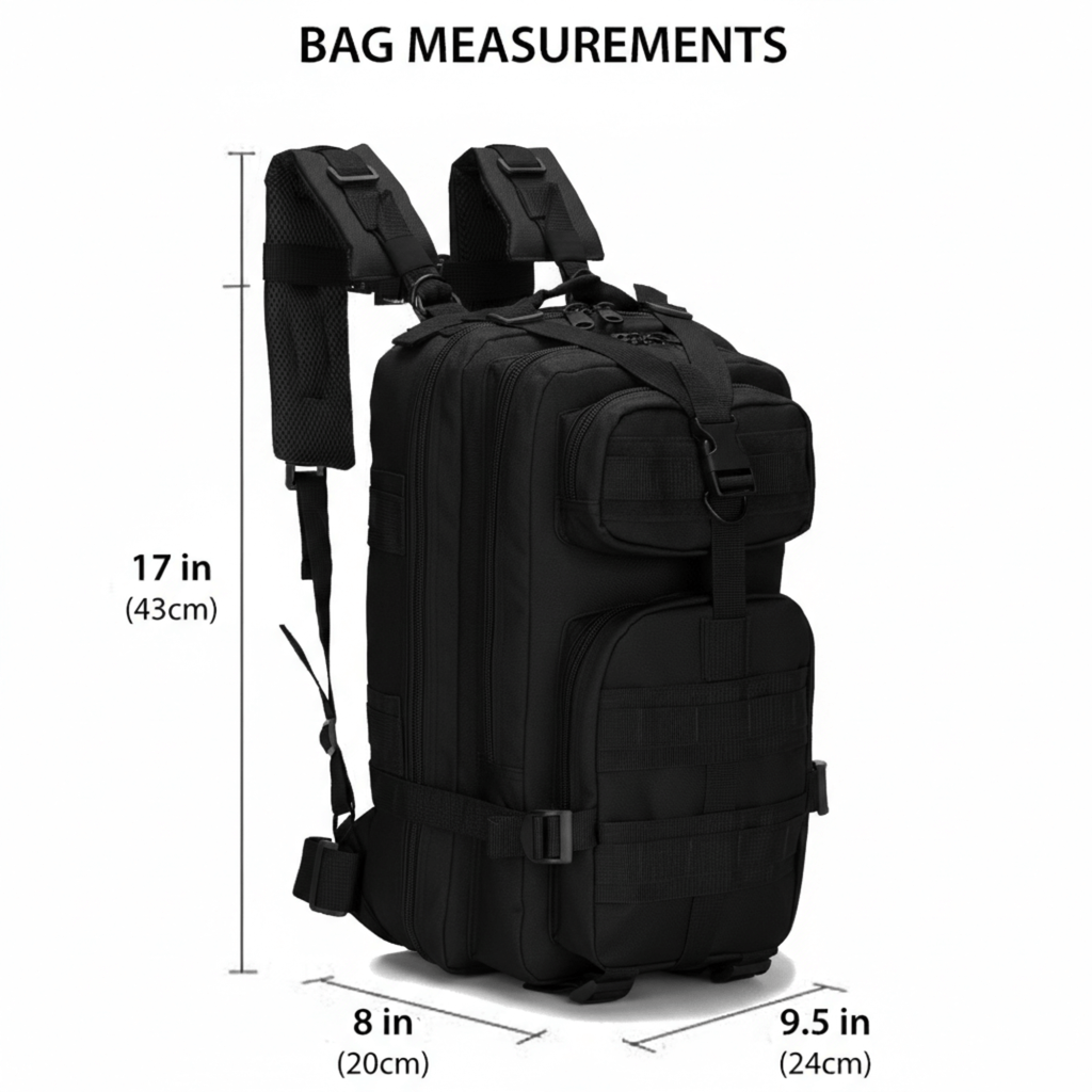 XGear Tactical Small 30L Tactical Backpack Survival Bag Jupiter Gear