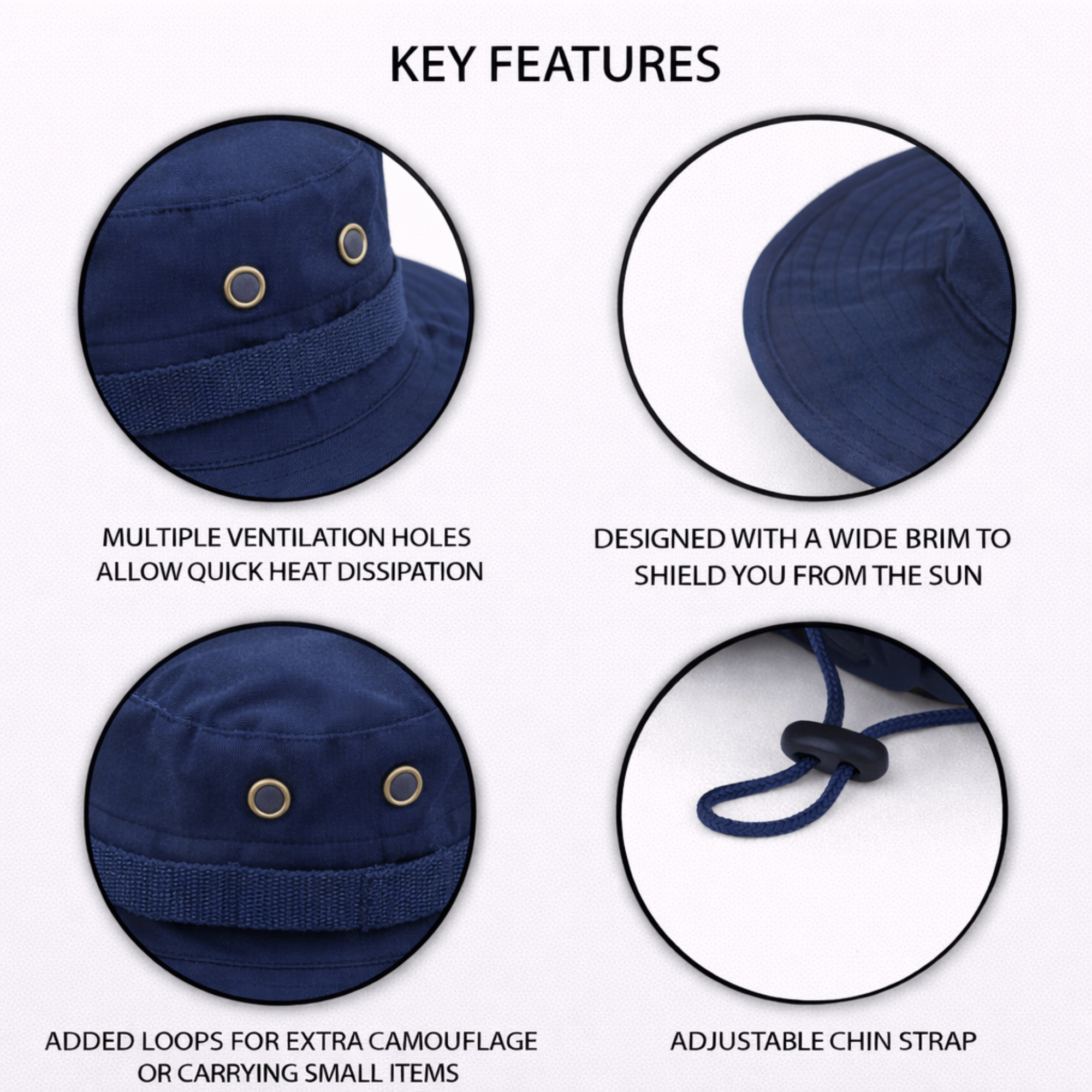 XGear Tactical Wide Brim Boonie Bucket Hat Jupiter Gear