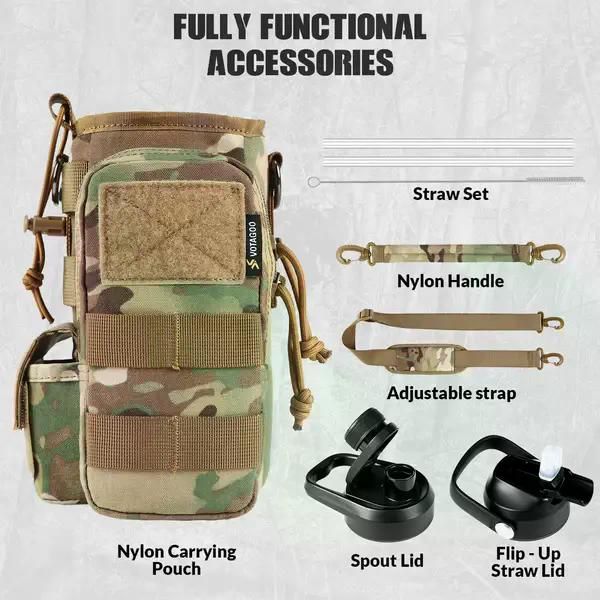 Tactical Water Bottle-32 Oz Berry Charmz