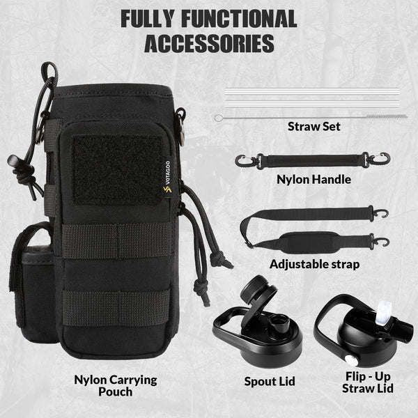 Tactical Water Bottle-32 Oz Berry Charmz