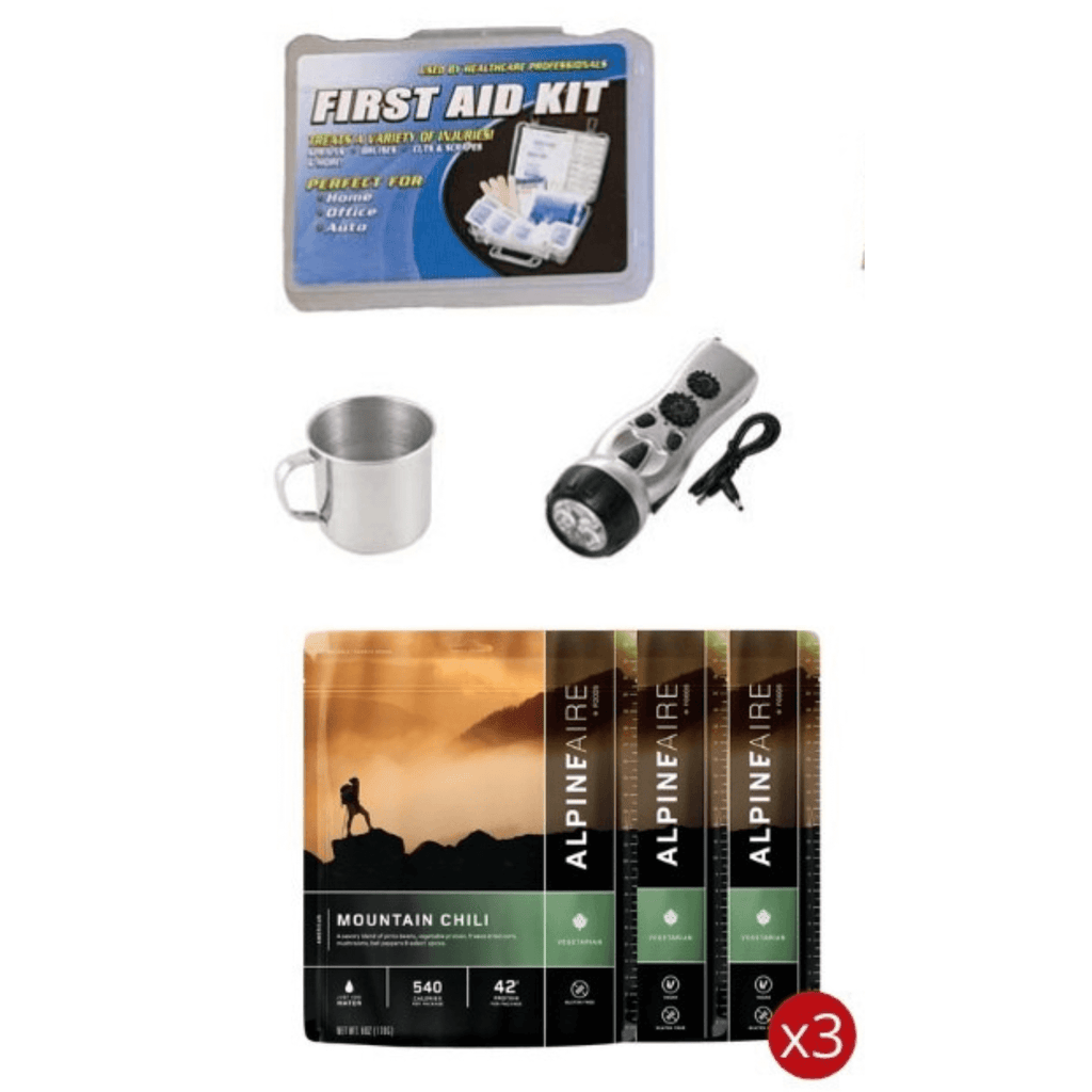 WSK 3-Day Food Storage Emergency Survival Kit with Rolling Bag Jupiter Gear