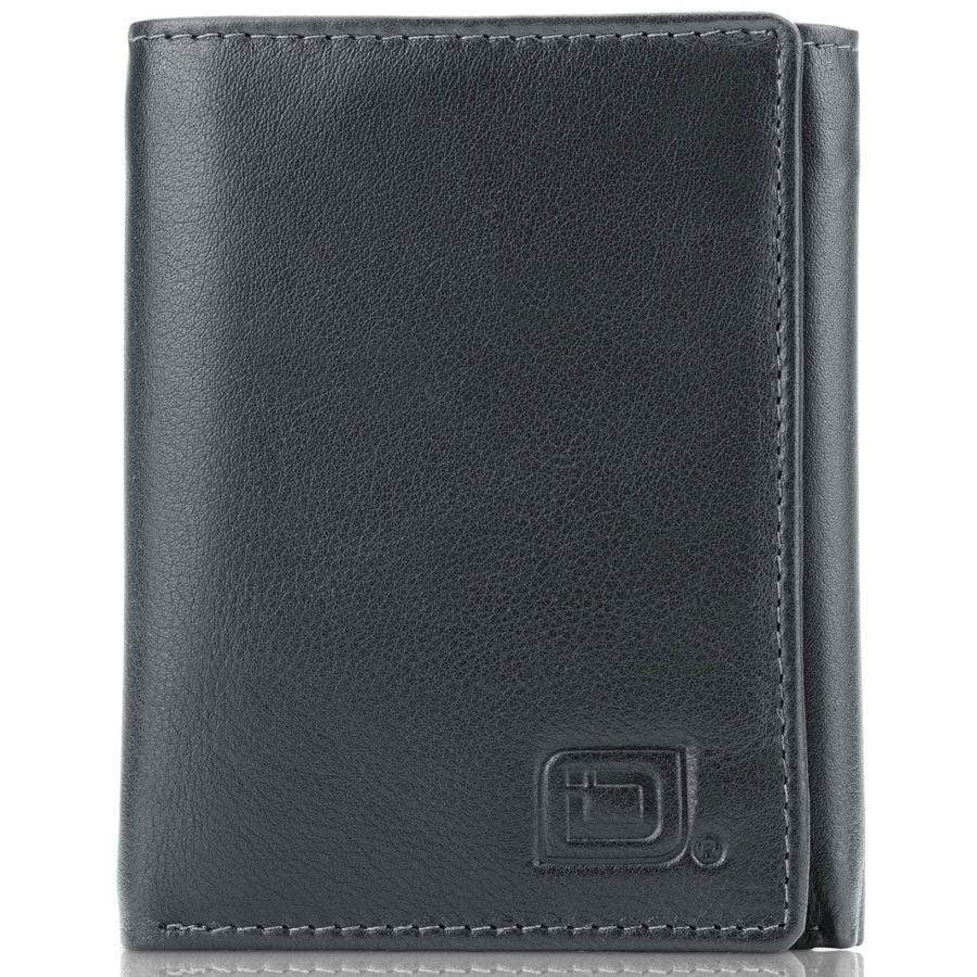 Men's RFID Trifold Wallet 7 Slot with ID Window