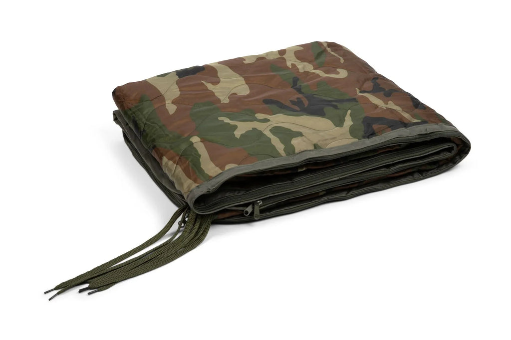 Woobie Blanket 2.0/Poncho Liner w/Stuff Sack/Woodland Americana Pipedream Apparel