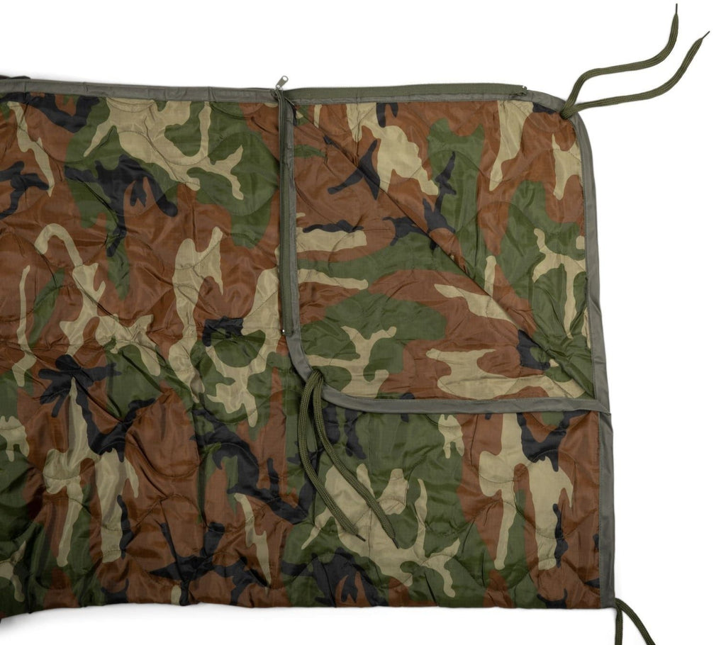 Woobie Blanket 2.0/Poncho Liner w/Stuff Sack/Woodland Americana Pipedream Apparel