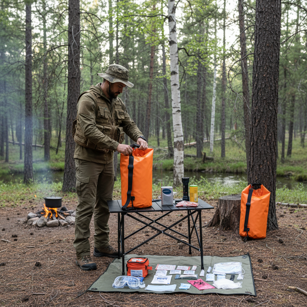 WSK Essential Survival Kit for Up To 4 People plus Dry Bag